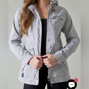 Kimes Ranch Women's Utility Jacket in Light Gray
